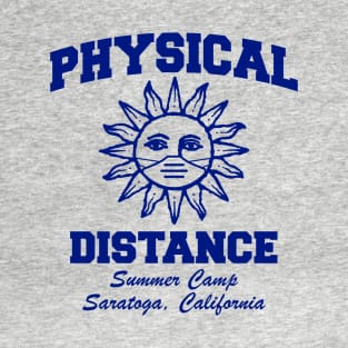 Physical Distance Summer Camp 2020 - Blue T-Shirt